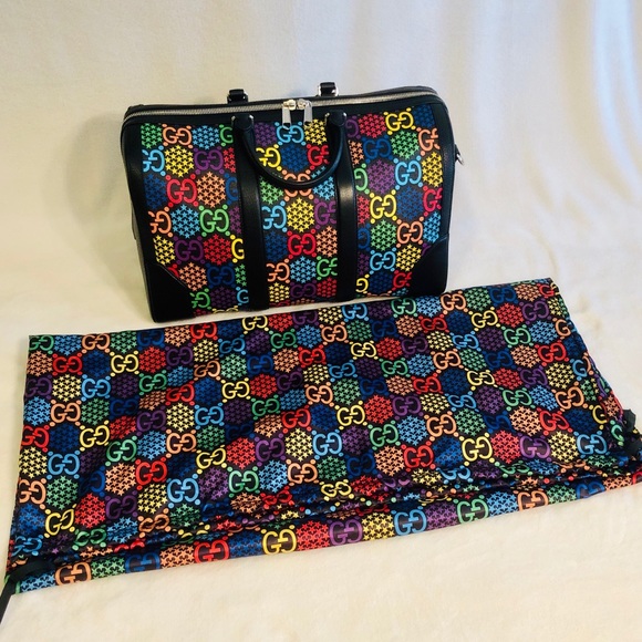 ๐New Gucci Psychedelic Duffle Bag Carry On - Picture 5 of 16